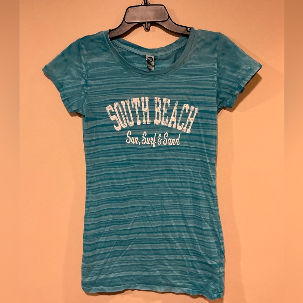 South Beach Women's Teal Short Sleeve Tee